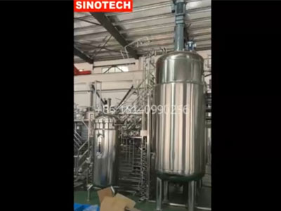 FAT 300L-3000L fully automatic bioreactors fermenters with operation platform SINOTECH