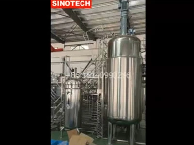 FAT 300L-3000L fully automatic bioreactors fermenters with operation platform SINOTECH
