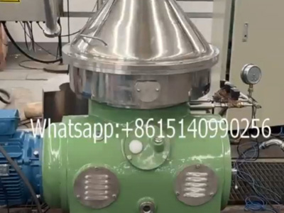 DHZ360 Three Phases Separation Automatic self-cleaing  Disc Stack Centrifuge Separator