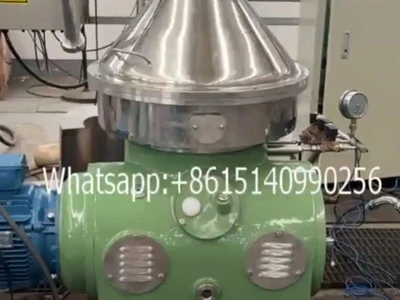 DHZ360 Three Phases Separation Automatic self-cleaing  Disc Stack Centrifuge Separator