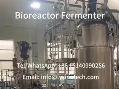 FAT 100L-1000L Multiple Stages Automatic Sip Stainless Steel Bioreactor Fermenter System Sinotech