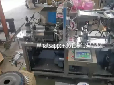 DPP80 Liquid Blister Packing Machine Fill Honey Butter Chocolate Into Blister