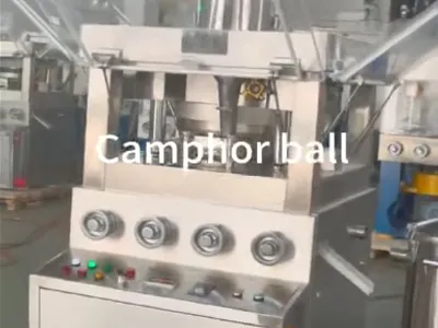 Camphor Ball Press Machining Zp15/17/19