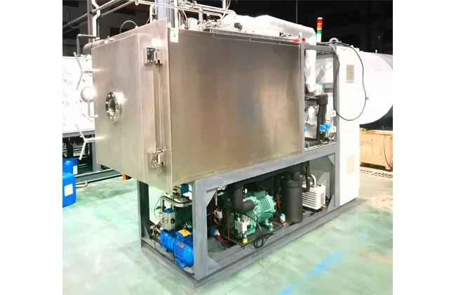 freeze dryer with silicone oil temperature-control