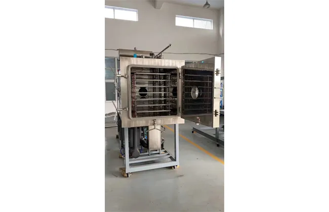 freeze dryer with silicone oil temperature-control