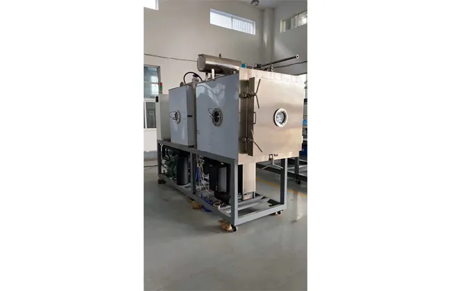 freeze dryer with silicone oil temperature-control