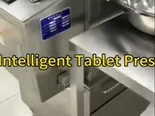 Automatic Vitamin Tablet PLC Control Intelligent Rotary Tablet Pill Press