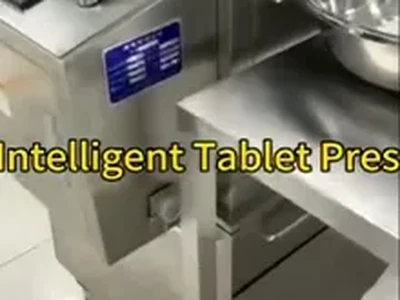 Automatic Vitamin Tablet PLC Control Intelligent Rotary Tablet Pill Press