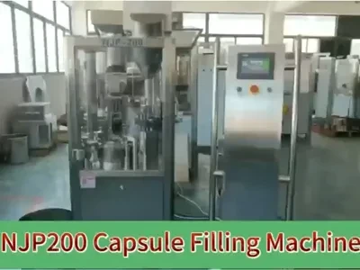 NJP200 Capsule Filling Machine | Full Automatic Powder Capsule Production Test