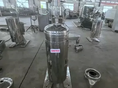 Small continuous centrifuge Tubular centrifuge-SINOTECH