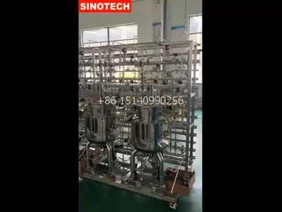 Multiple stage parallel bioreactor fermenter equipment system SINOTECH