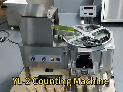 YL-2 Desktop Semi-Automatic Stainless Steel Particle Counter High Precision Electronic Counting Machine For Candy Snack Hardware Balls